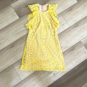 Later cut ruffle dress